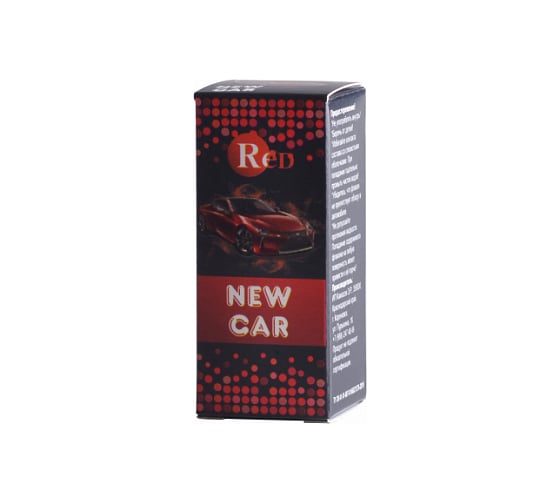 Ароматизатор RED NEW CAR бочонок, стекло, с деревянной крышкой, 5 мл R2405 1