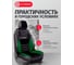 Накидка на сиденье AUTOPROFI Multi Comfort, анатомическая, 6 упоров, 3 предмета, материал велюр паттерн, чёрный MLT-320PV BK/BK 4