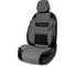 Накидка на сиденье AUTOPROFI Multi Comfort, анатомическая, 6 упоров, 3 предмета, материал велюр паттерн, чёрн./т.серый MLT-320PV BK/D.GY 1