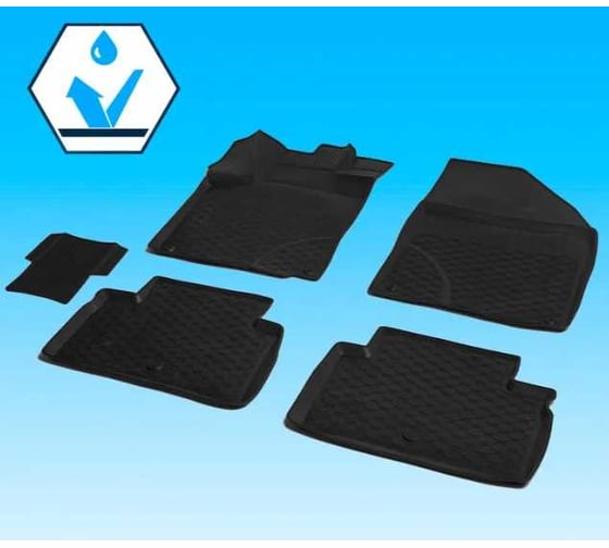 Коврики салона Rival для Geely Coolray 2020-2023 2023-/Belgee X50 2023- RIV11904001 1