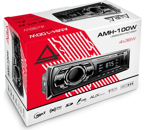 Автомагнитола AURA AMH-100W