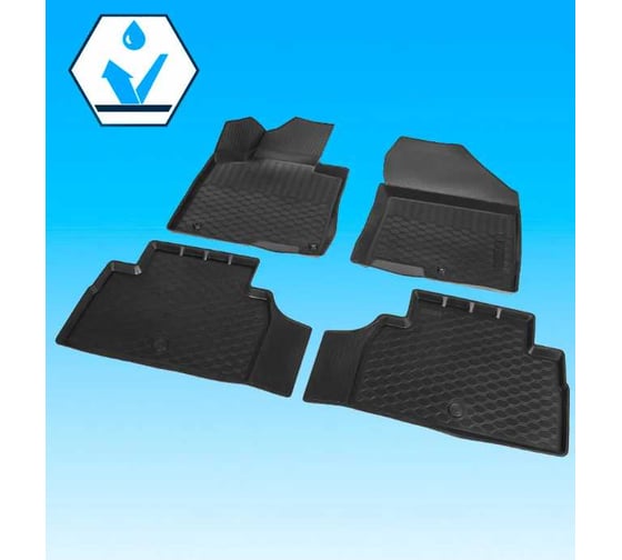 Коврики салона Rival для Hyundai Santa Fe V (MX5) 5 мест 2023- RIV12308001 1