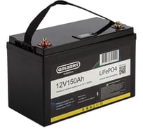 Аккумуляторная батарея литиевая LiFePO4 GELBERT, (12V/150Ah/150А/1,800Wh) [6-EVF-150] Bluetooth 0000178