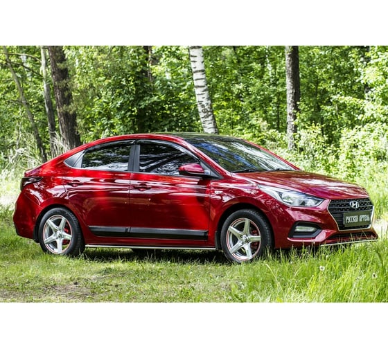 Молдинг на дверь Русская Артель задний левый Hyundai Solaris седан 2017- MH-078542