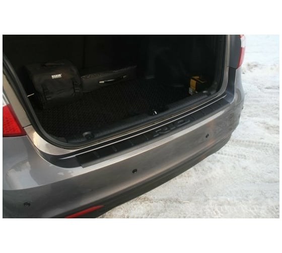 Накладка на задний бампер Русская Артель KIA Rio III 2011- NKR-025602