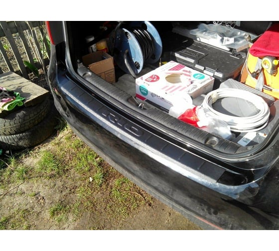 Накладка на задний бампер Русская Артель KIA Rio III 2011- NKR-025602