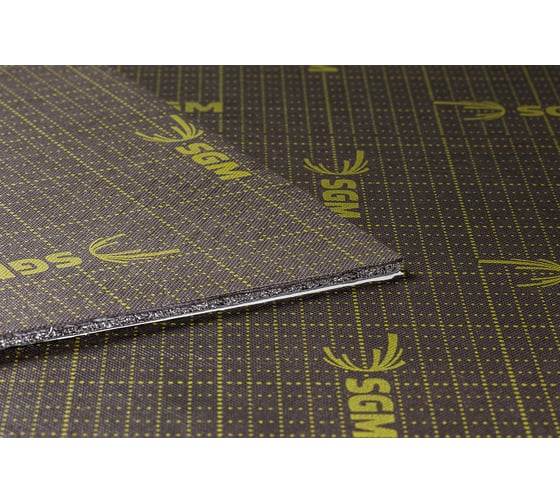 Теплоизолирующий материал SGM Silshot звукоизолирующий сэндвич, уп. 5 листов 70006895 20254552