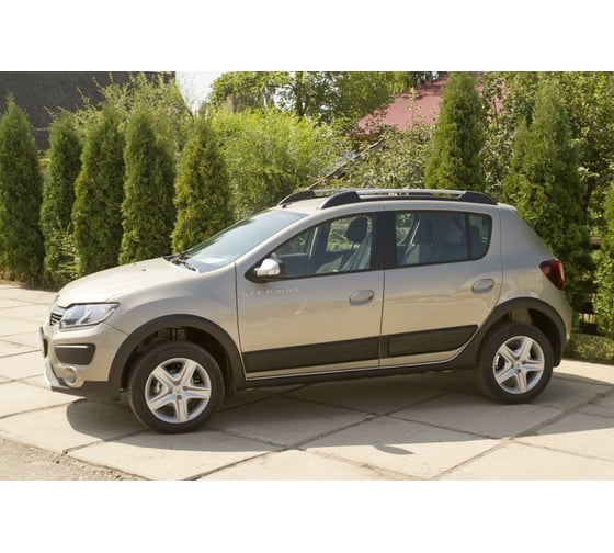 Молдинг на дверь Русская Артель широкие, задний левый Renault Sandero 2009-2013 MR-075242