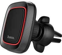 Автомобильный магнитный держатель для смартфона Hoco CA23 на дефлектор, черный 6957531065586