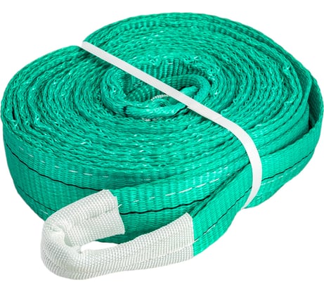 Трос буксировочный грузовой 21000кг L-5 метров, ширина 60мм петля-петля в сумке Megapower M-78521 898085