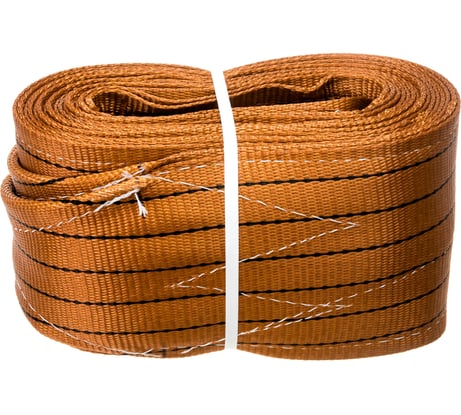 Трос буксировочный грузовой 63000кг L-6 метров, ширина 180мм петля-петля в сумке Megapower M-78663 898097