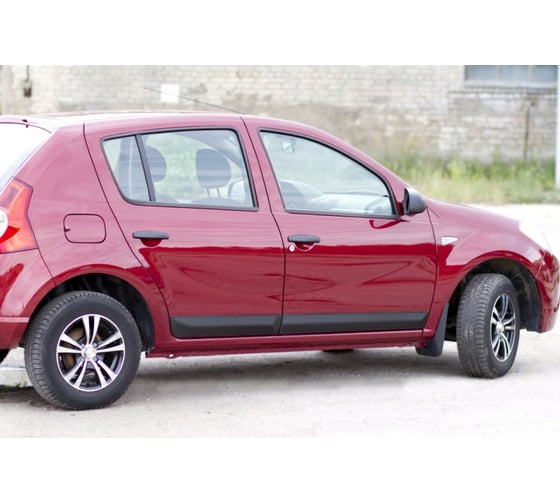 Молдинг на дверь Русская Артель широкие, передний правый Renault Sandero 2009-2013 MR-075222