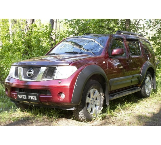 Молдинг на дверь Русская Артель широкий, передний правый Nissan Pathfinder 2011-2013 R51 рест MN-075822