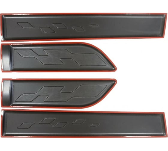 Молдинг на дверь Русская Артель широкие, передний левый Renault Sandero 2009-2013 MR-075210