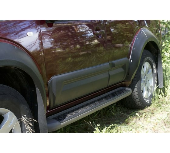Молдинг на дверь Русская Артель широкий, передний левый Nissan Pathfinder 2011-2013 R51 рест MN-075812 1