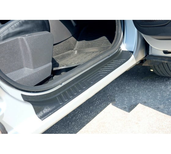 Накладки на пороги передних дверей Русская Артель 2 шт Renault Kaptur 2017- NR-159612