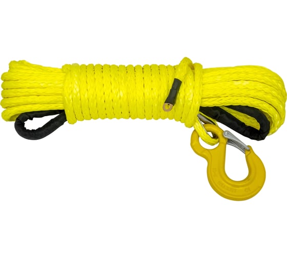 Трос для лебёдки РИФ синтетический, 14 мм/22 м, готовый Rope14mm22m