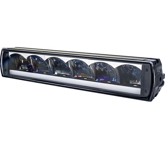 Светодиодная фара дальнего света РИФ 306 мм 72W LED с ДХО SM-1072U 1