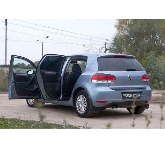 Накладки на пороги передних дверей Русская Артель Volkswagen Golf VI 2009-2012 NV-154312
