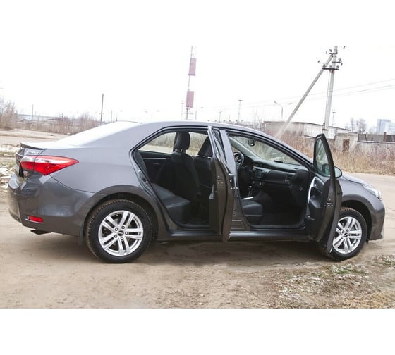 Накладки на пороги передних дверей Русская Артель Toyota Corolla седан 2012-2015 NT-155112