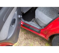 Накладки на пороги передних дверей Русская Артель Chevrolet Lanos 2005-2009 NC-152712