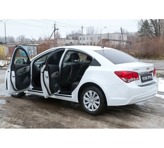 Накладки на пороги передних дверей Русская Артель Chevrolet Cruze I 2009-2011 NC-153912
