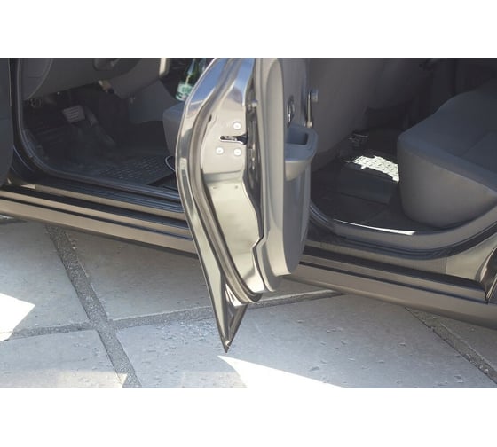 Накладки на пороги передних дверей Русская Артель 2 шт Nissan Almera 2014-2018 NN-152512