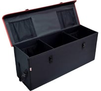 Органайзер в багажник A&P Лидер размер XXL Slim, черный с красной окантовкой OLD982