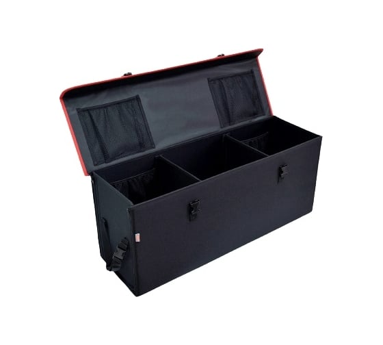 Органайзер в багажник A&P Лидер размер XXL Slim, черный с красной окантовкой OLD982 1