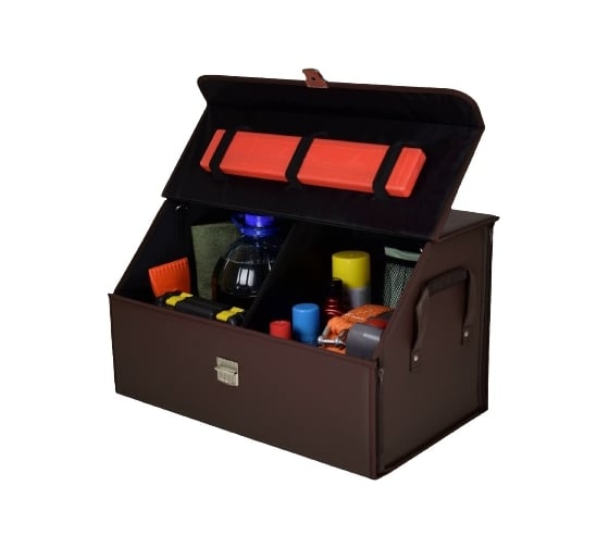 Органайзер-саквояж в багажник A&P Союз Премиум размер XL, коричневый OSZP14507 1