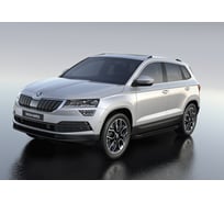Пороги на авто Rival Black Skoda Karoq 2020-н.в./Volkswagen Taos 2021-н.в., 180 см F180ALB.5103.1