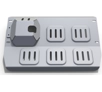 Защита переднего дифференциала Rival для Suzuki Jimny IV (V - 1.5) 2019-н.в., штампованная, алюминий 6 мм 2333.5528.1.6