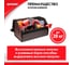Органайзер-саквояж из стеганой экокожи Zipower 50x30х30 см, черная/красная PM6239 6