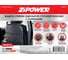 Защита спинки сиденья из стеганой экокожи с карманами ZIPOWER 60x45 см, черная/красная PM6236 2