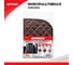 Защита спинки сиденья из стеганой экокожи с карманами ZIPOWER 60x45 см, черная/красная PM6236 9