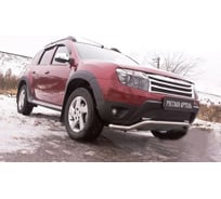 Зимняя заглушка переднего бампера Русская Артель для Renault Duster 2010- г.в. дхо+обвес ZRRD-037832