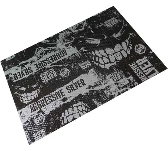 Вибродемпфирующий материал STP Aggressive Silver (MINI) 09538-05-03 1