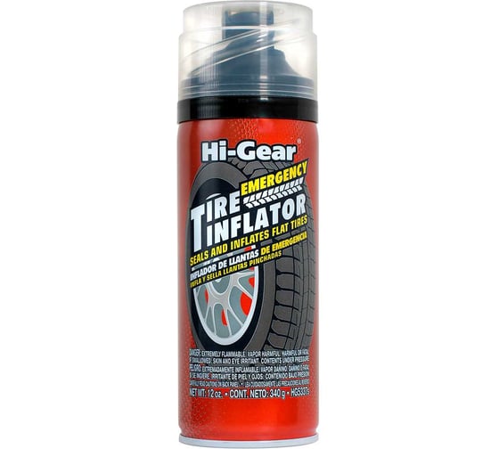 Аварийный герметик для ремонта проколотых шин Hi-Gear (с шлангом, аэрозоль) HG5337S 1