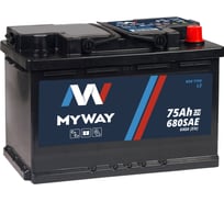 Аккумулятор MYWAY 75 Аh R+ MW750SU