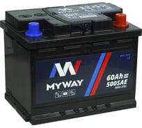 Аккумулятор MYWAY 60 Аh R+ MW600SU