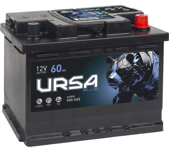 Аккумулятор URSA Blue 60Ah R+ UU600 1