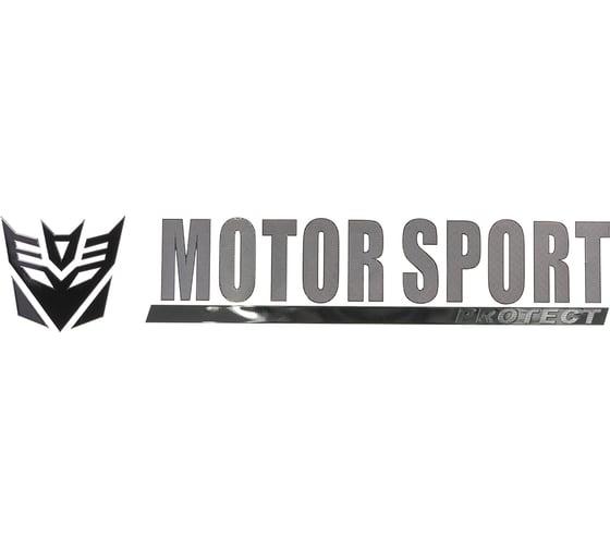 Шильдик SKYWAY SW MOTORSPORT PROTECT металлопластик, черный 150х25мм, наклейка SNO.73 BLACK 1
