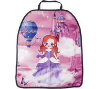 Защита спинки сиденья SKYWAY ПВХ Frontlit Принцесса 60х50 см S06101029