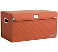 Саквояж органайзер в багажник и домашнего использования PSV Santorini Braid (30х30х55 см) Коричневый, экокожа (дерево) L 138877