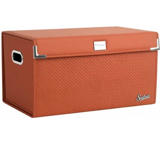 Саквояж органайзер в багажник и домашнего использования PSV Santorini Braid (30х30х55 см) Коричневый, экокожа (дерево) L 138877 1