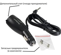 Провод питания с дополнительным слотом р/д и комбо Silverstone F1 (3м, 3,5 мм) SS-DBL88