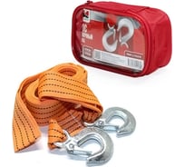 Буксировочный трос REDMARK лента 4.5 м, 4 т, крюк/крюк RM-LTKK4