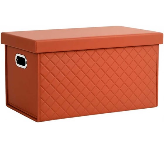 Саквояж органайзер в багажник и домашнего использования PSV  Santorini Romb (30х30х55 см) Коричневый, экокожа (дерево) L 138901 1