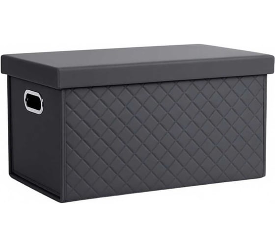 Саквояж органайзер в багажник и домашнего использования PSV  Santorini Romb (30х30х55 см) Черный, экокожа (дерево) L 138898 1