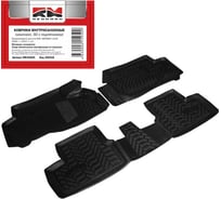 Внутрисалонные коврики REDMARK для ВАЗ-1118 2004- г.в., 2013- г.в., комплект, 3D, с подпятником, полиуретан RM64025
